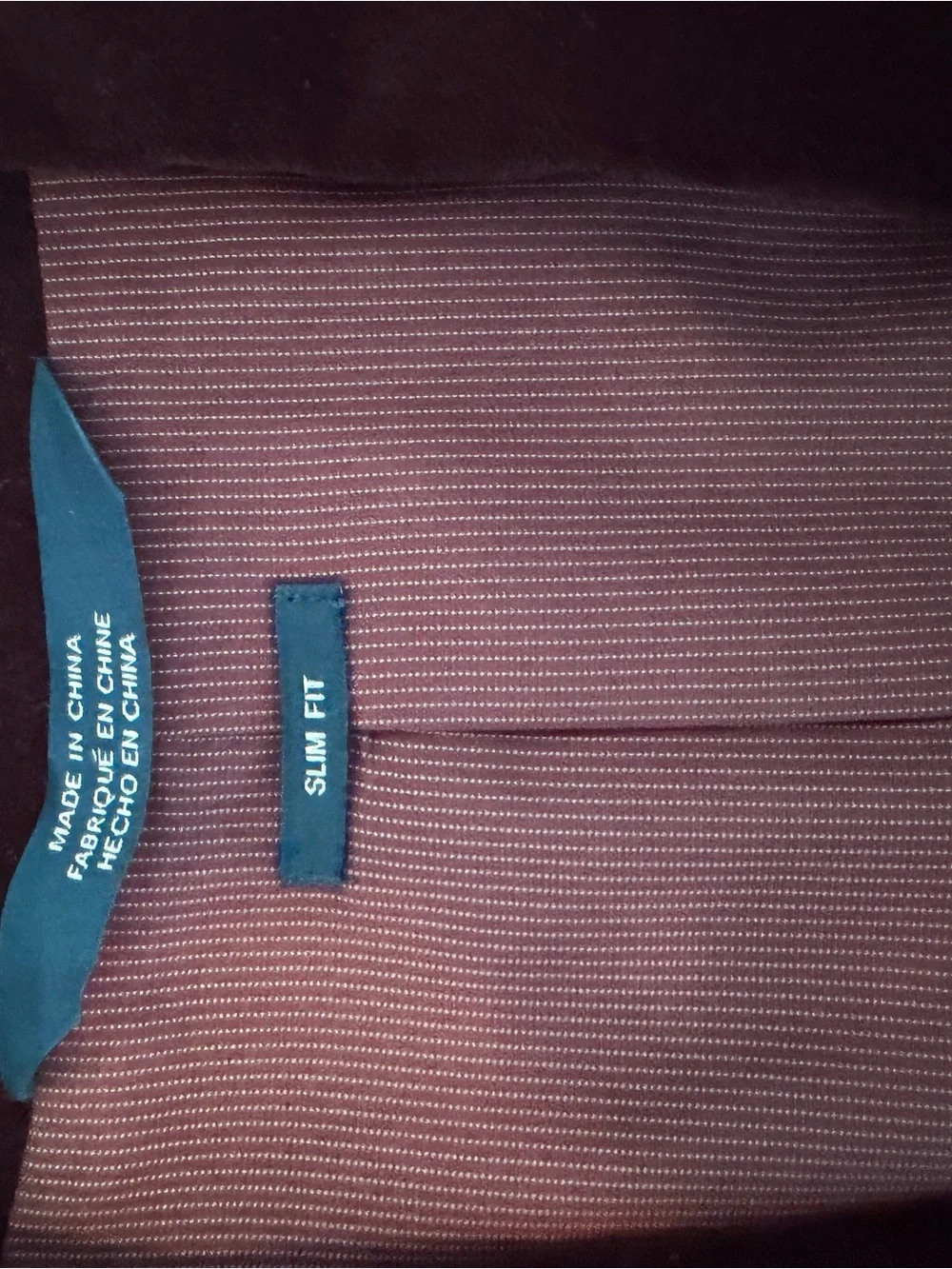 Perry Ellis Men's Velvet Blazer in Deep Wine